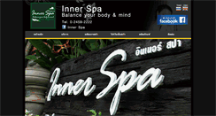 Desktop Screenshot of inner-spa.com